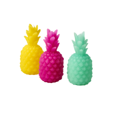 Pineapple Shaped Candles In Mint, Pink, Yellow By Rice DK